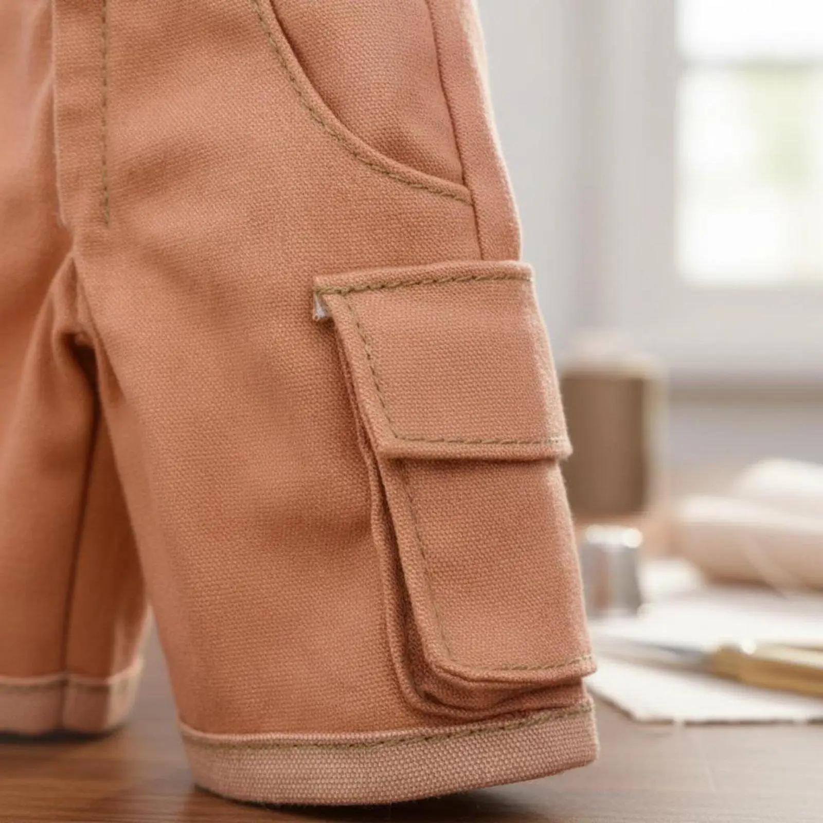 BJD Utility Shorts Casual 1/6 Scale Doll Shorts With Pockets
