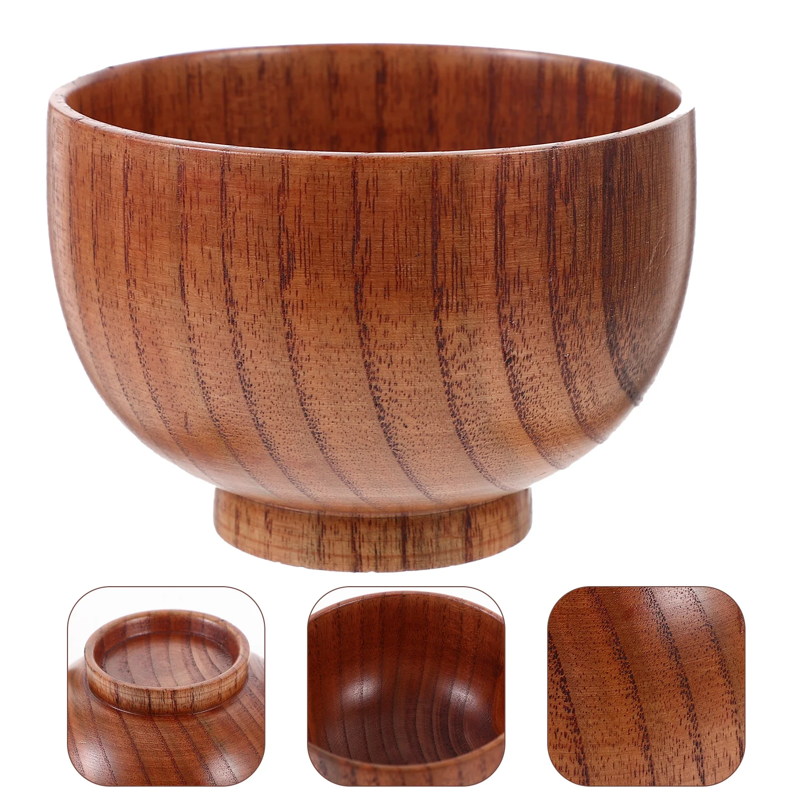 كوب صابون الحلاقة الخشبي الفاخر للعناية بالوجه للرجال، متين وخفيف الوزن وصديق للبيئة، وعاء صابون الحلاقة الخشبي