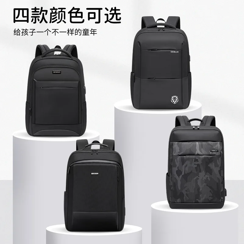 

Премиальный деловой рюкзак для мужчин, сумка для ноутбука, водонепроницаемая, большой вместимости, для деловых поездок и ежедневных поездок на работу