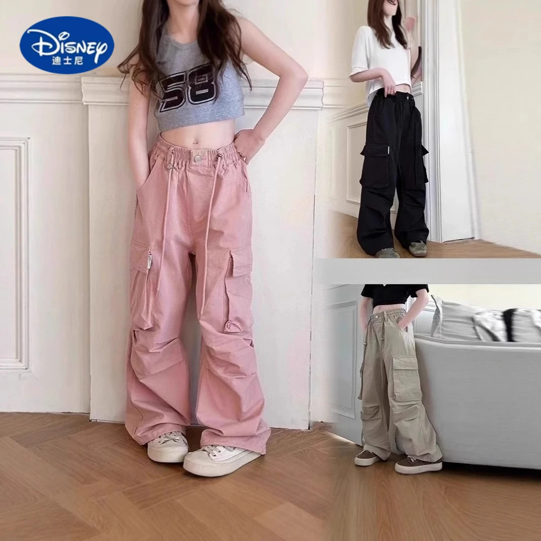 

Disney Kids Straight Leg Cargos 2025 | Unisex Parachute Pants, Spring Summer Wear