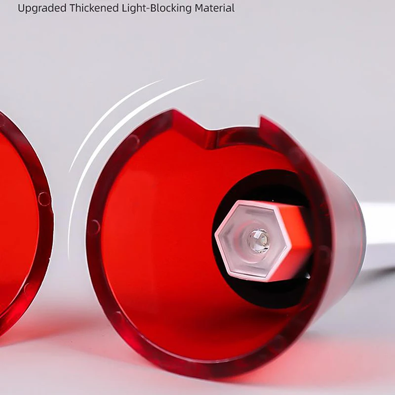 1 stücke Nagel Schönheit Salon Geräte Gummi Licht-blocking Schallwand Für Gerade-förmigen Nagel UV Lampe Schutzbrille anti-blau-licht