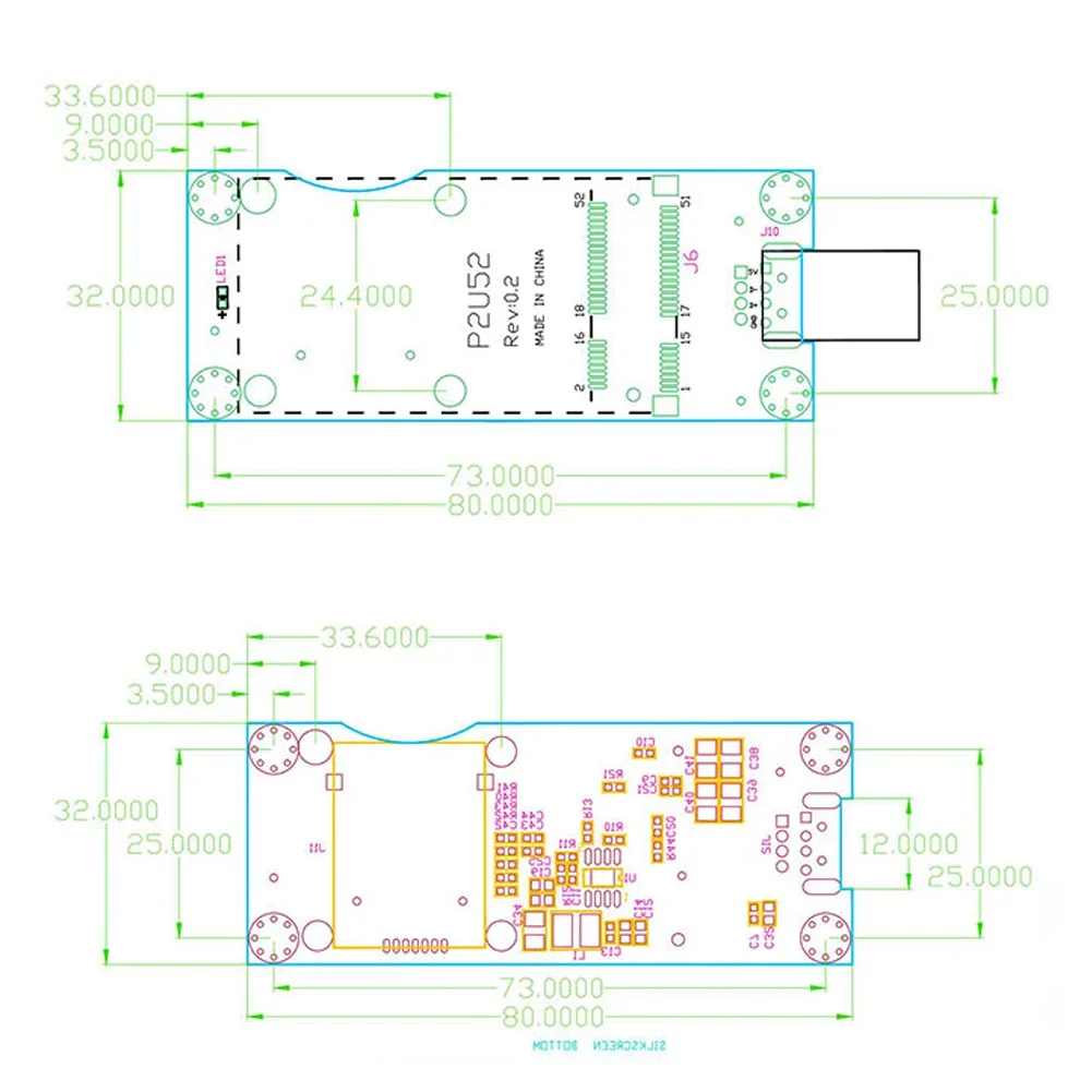 Плата разработки модуля 4G LTE, промышленный мини-адаптер PCIe к USB со слотом для SIM-карты для беспроводного модуля WWAN/LTE 3G/4G