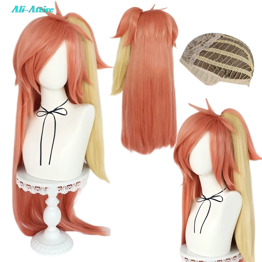 

Hell Inn Orange Wigs Holloween For Women Party Disguise Carnival Roleplay Uniform Props Famale Costume Outfit Suits Accessories