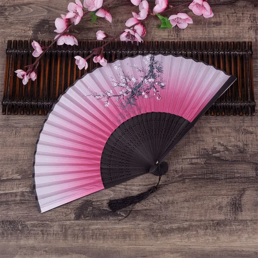 Hand Fan chinesische chinesische Vintage-Stil Falt fächer Home Dekoration Ornamente Muster Kunst Handwerk Geschenke Hochzeit Tanz Hand Fan