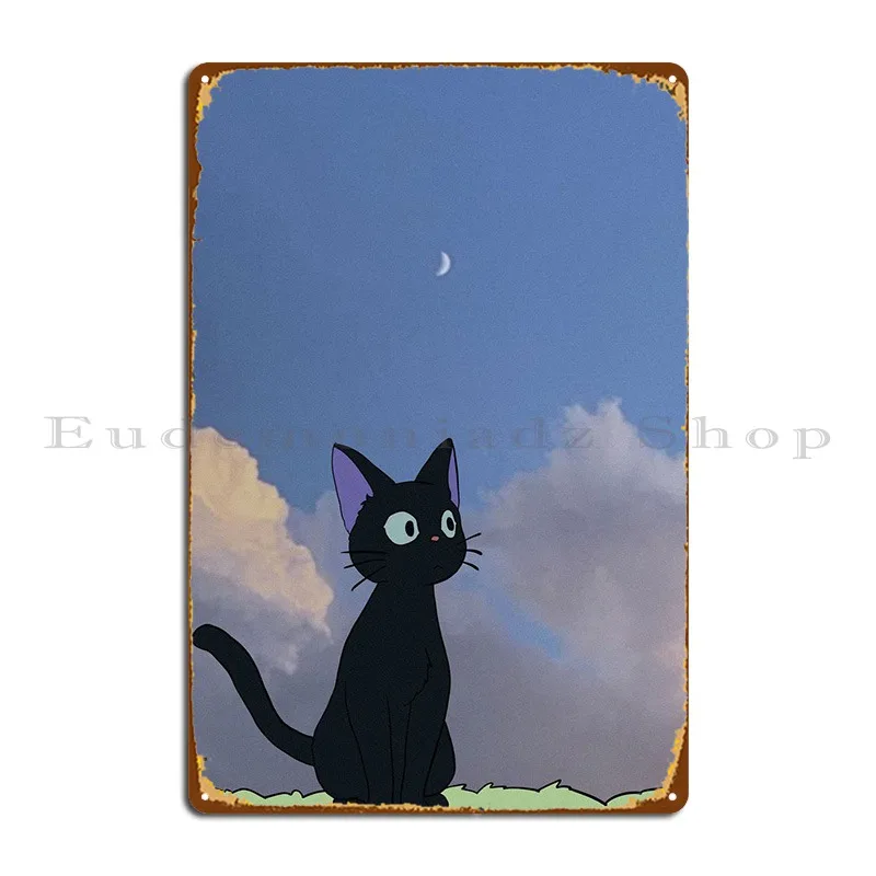 Металлический плакат Jiji, украшение ржавой бары, пещера, персонализированный клубный жестяной плакат