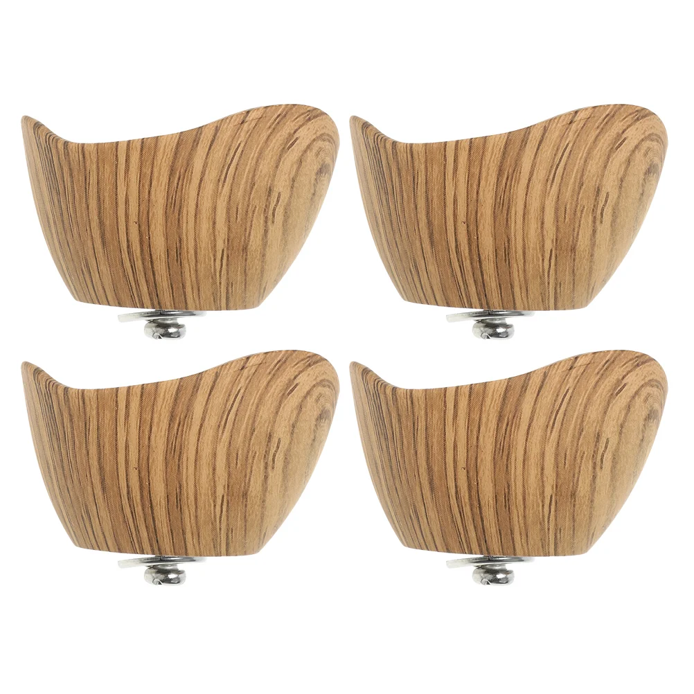 

4 Pcs Wood Grain Pot Lid Handle Lightweight Knob for Pots Handles Cable Comfortable Cookware Replacement Knobs Bakelite Caps