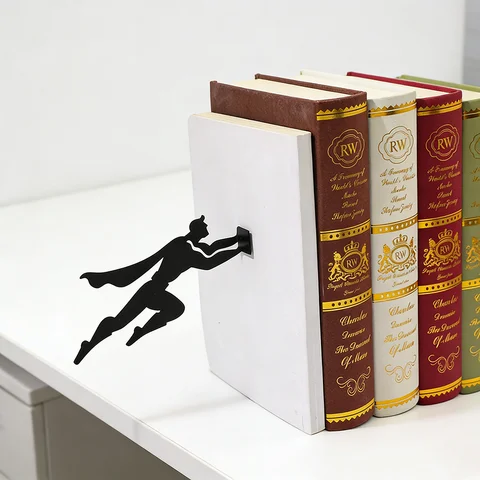 Держатель для книг в виде супергероя - плавающая книжная полка для детей — внешний вид товара