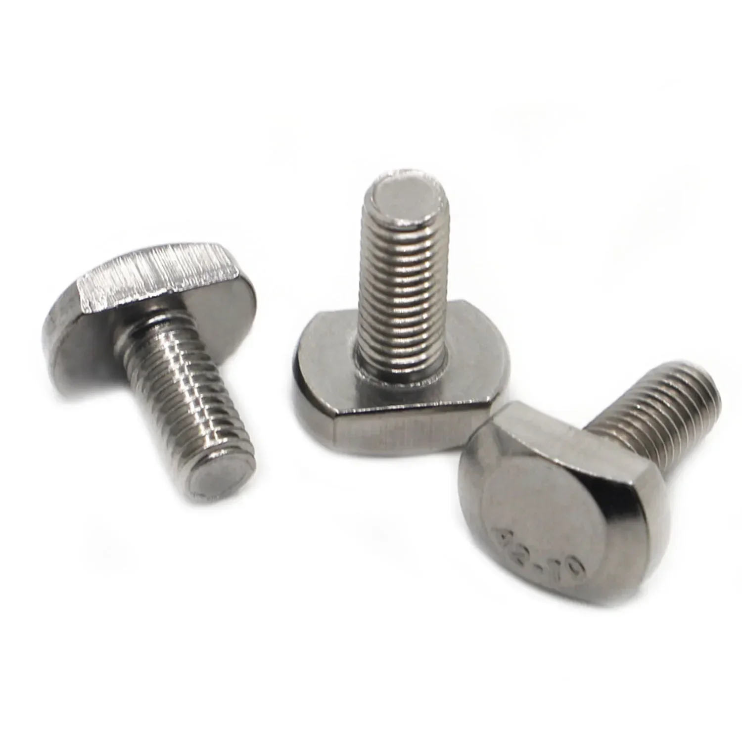 M5 M6 M8 M10 M12 GB37 A2-70 304 Stainless Steel T Shape T Hammer Head T Type Bolt Square Rectangle Machine Screws Chute T-bolt