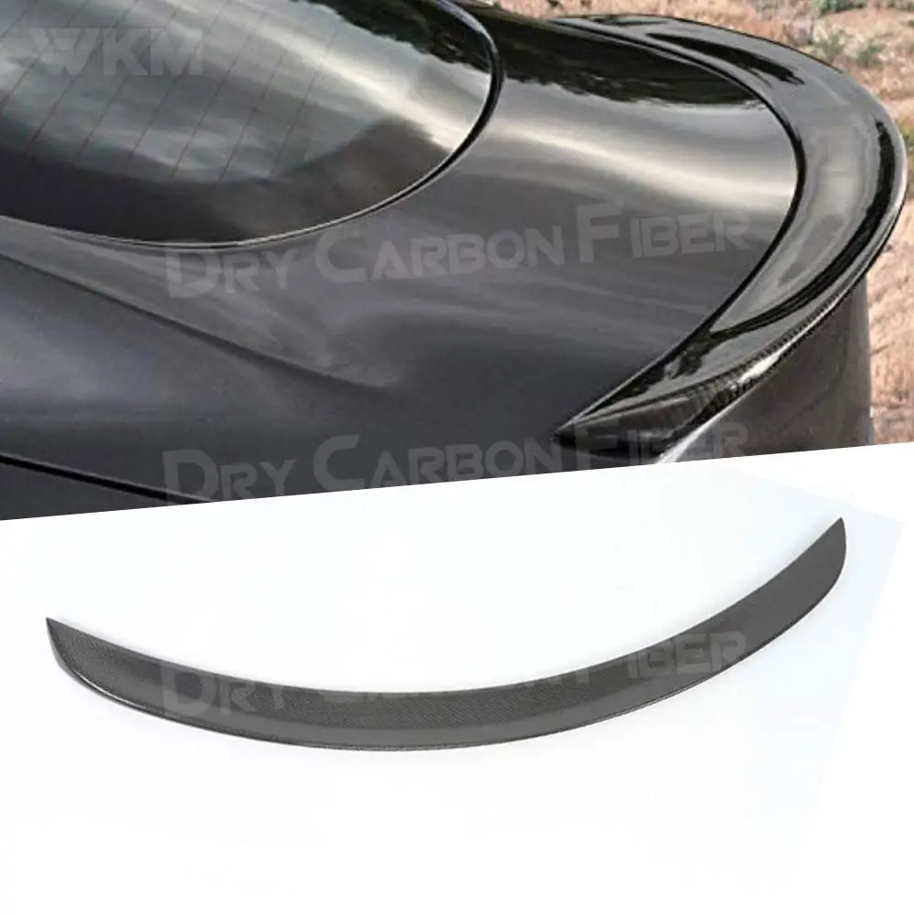 Carbon Fiber Rear Spoiler for Tesla Model S Sedan 60 70 75 85 90 D P85D P90D P100D 2012-2018 Rear Boot Trunk Wings