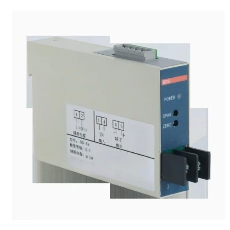 Isolated DC Voltage Transducer 0-1500V to 0-10V 4-20mA for Energy Meter Battery Monitor System