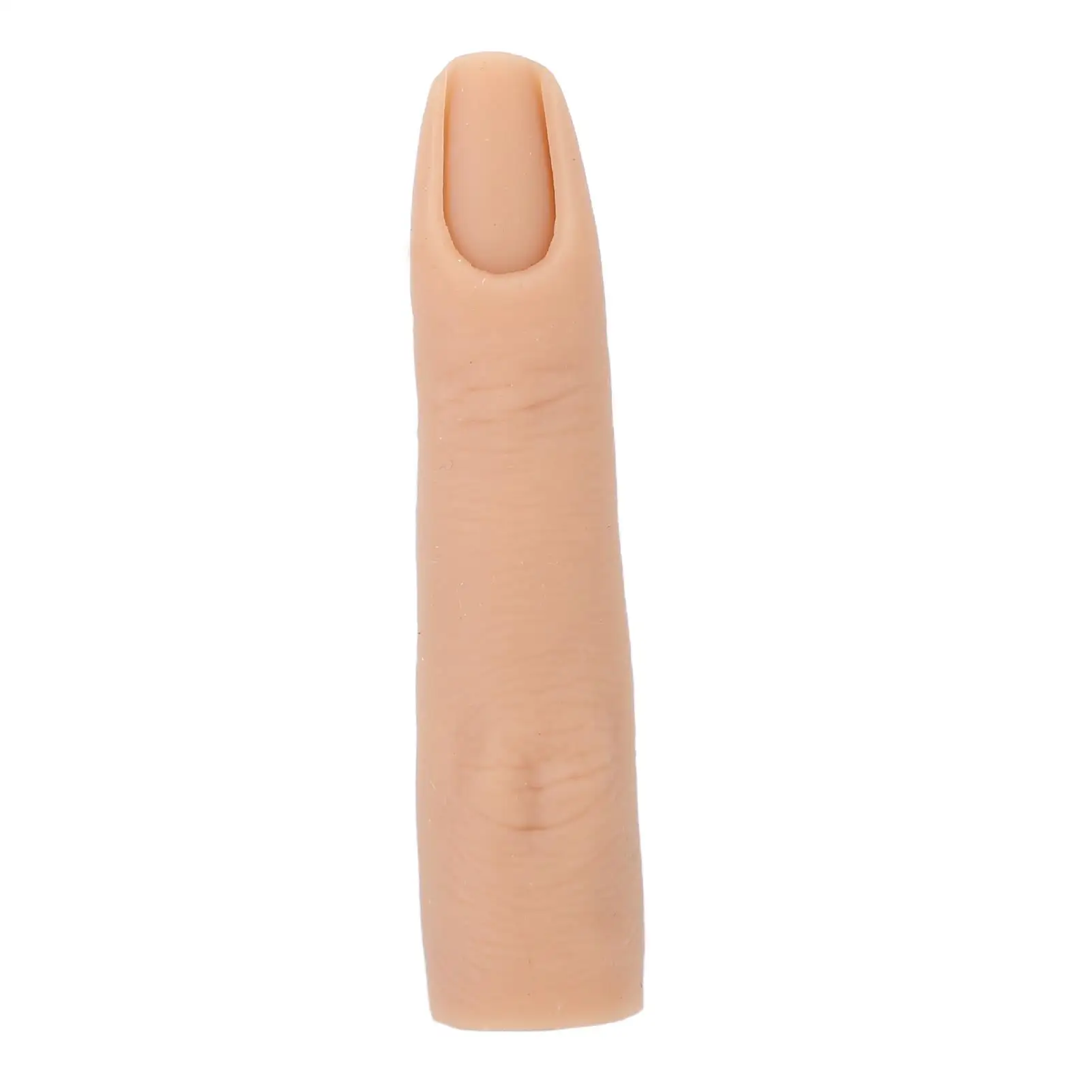 Silicone Tattoo Practice Finger Model Bendable Fake Nails Art Training Tool for acupuncture Nail Accessory