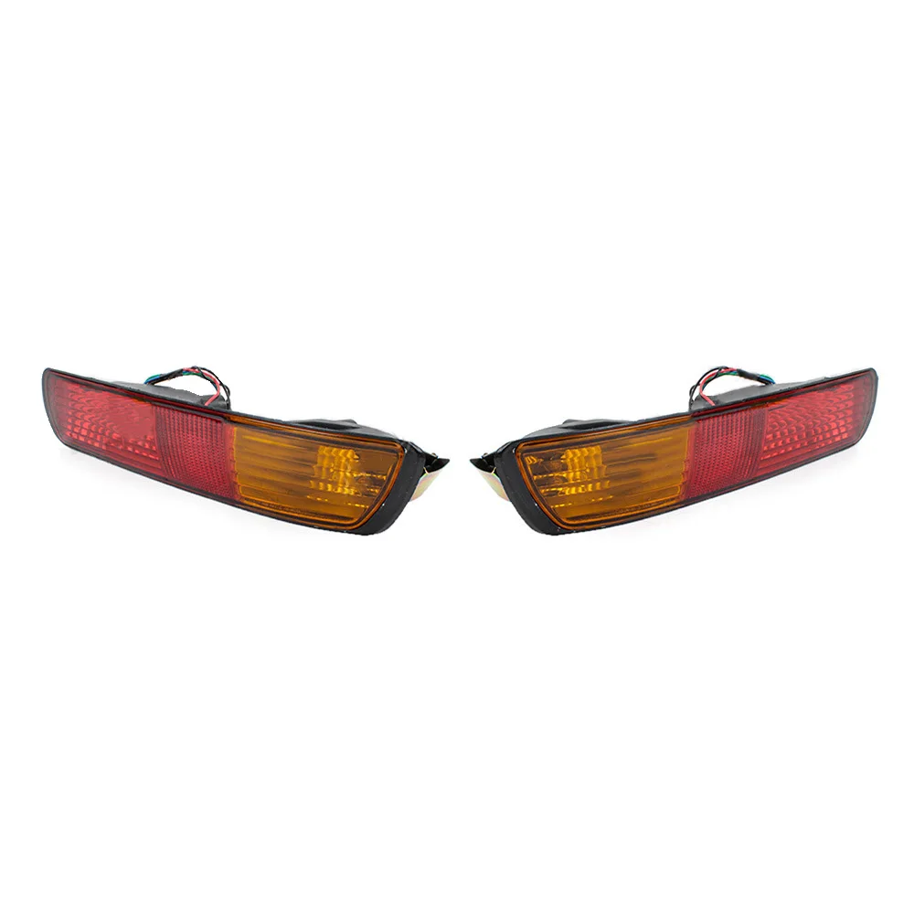 Left+Right MR508783 MR570141 Rear Bumper Reflector Light Lamp for Mitsubishi Pajero MONTERO Shogun V73 V77 2000 2001 2002 2003