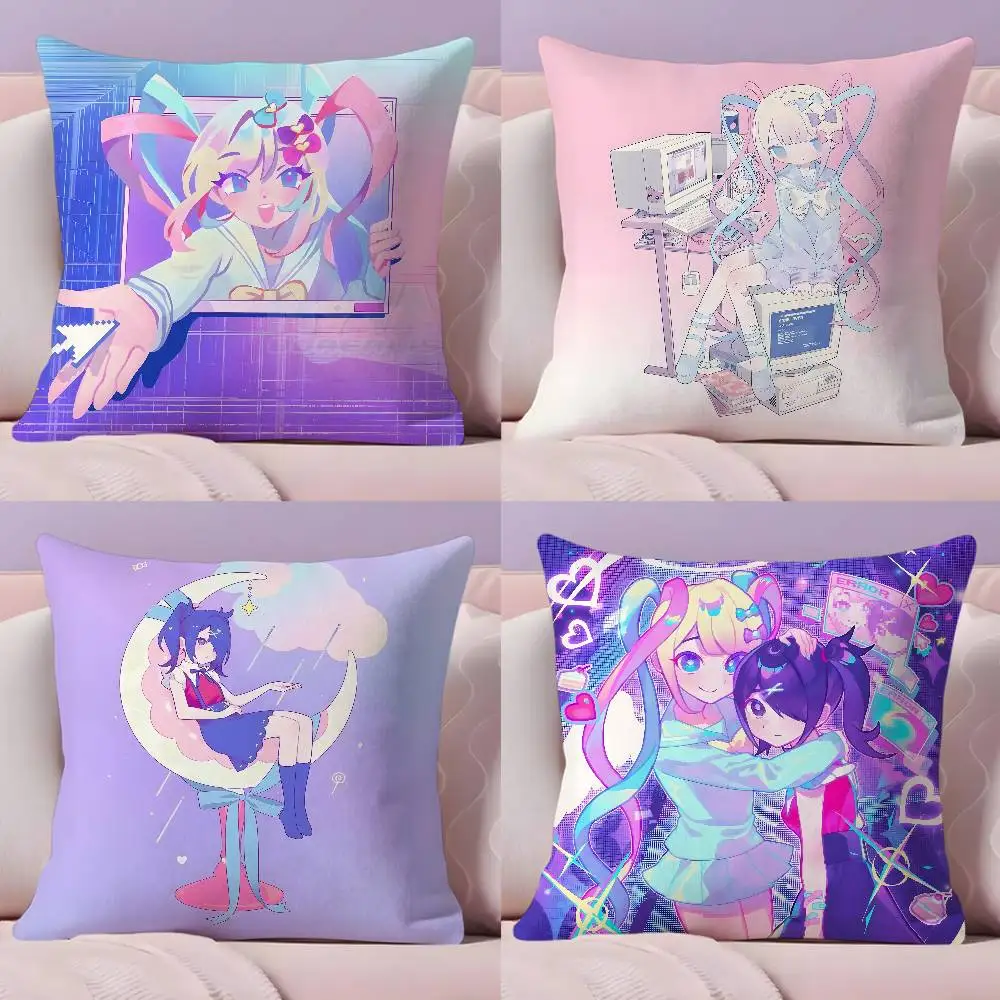 

Anmie Needy Girl Overdose Game Pillow Case Pillowcase Ultra Soft Skin Friendly Fabric Cloud Like Comfort & Concealed Zipper