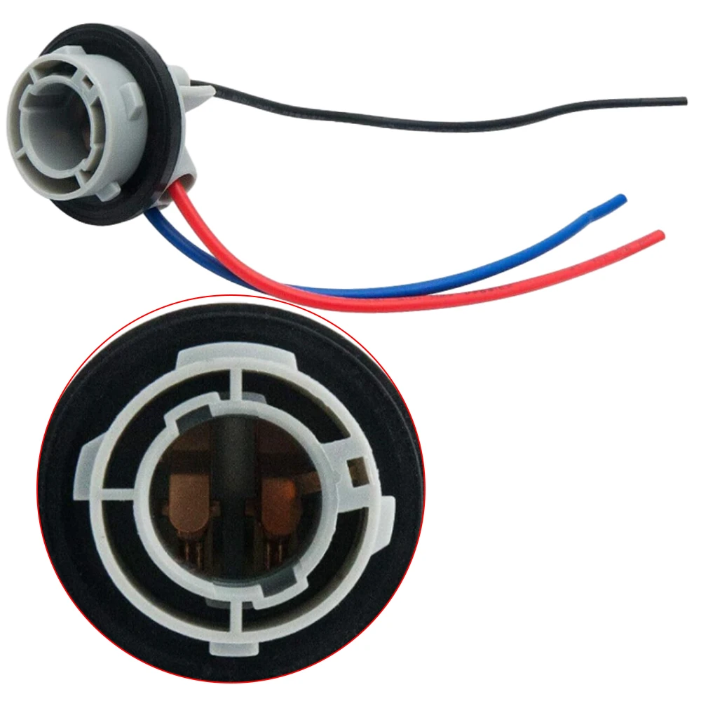 2X 1157 Bay15d Car Reverse Back Brake Stop Tail Light Bulb Socket Plug Holder For Standard GLB380/LLB380/BAY15D/1157 fitting Car