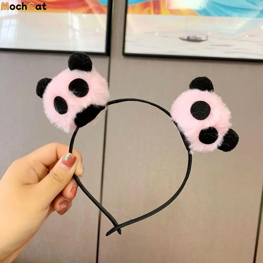 

Cute Animal Doll Panda Headband Cartoon Chinese Style Plush Hair Band Hair Clip Hairband Hair hoop Girl