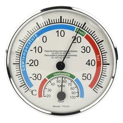 Thermo-hygrometer For Office Restaurant Hotel Lobby Thermometer Hygrometer Thermo Analogue Humidity Room Climate Control Inside