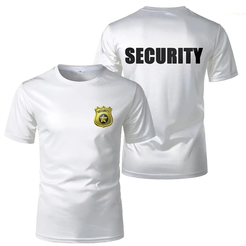 

Classic Security Uniform Cheap Men's T-shirts Bodyguard Professional Work Clothes Tee Guard Light Breathable Procurement Tops