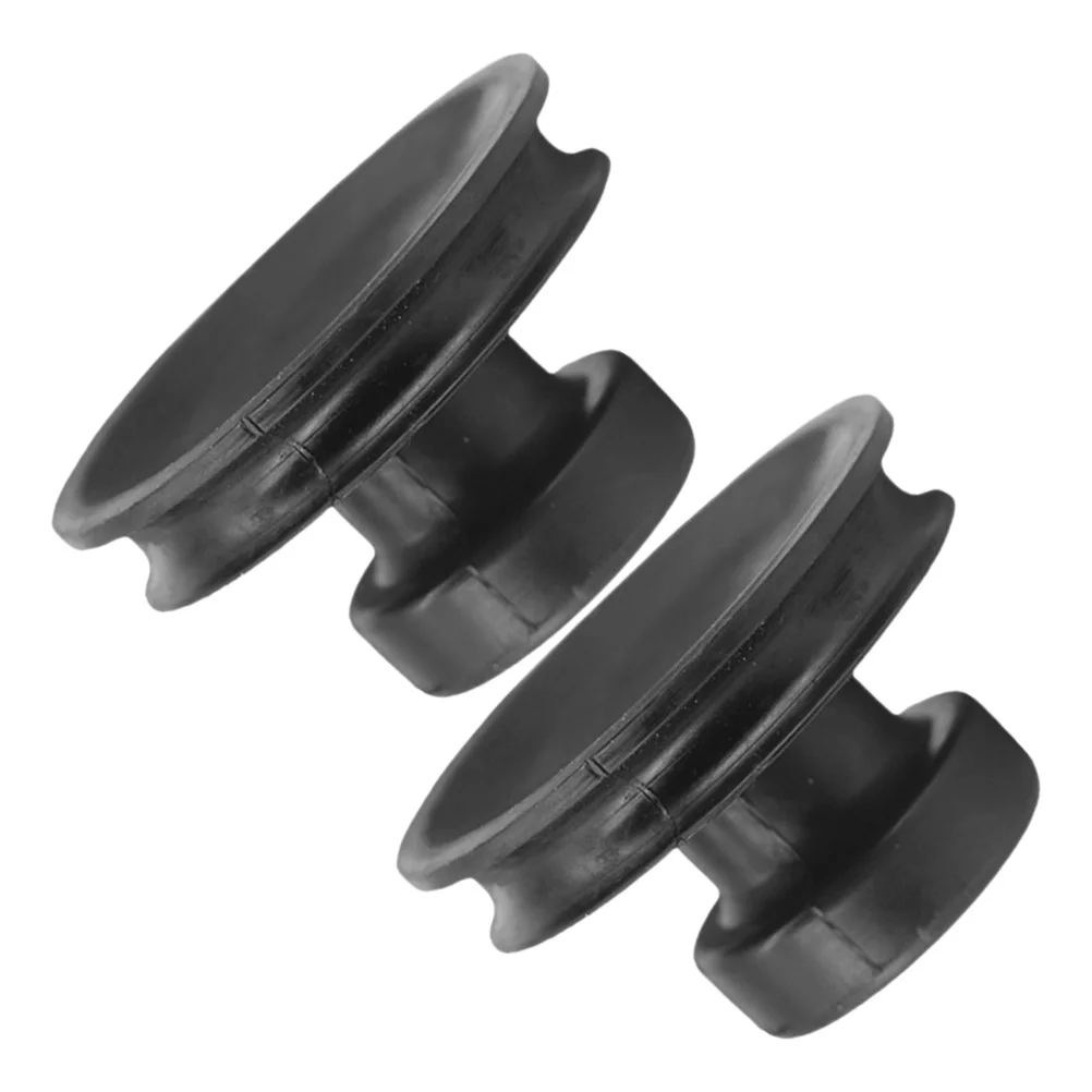 

2 Pcs Sound Bowl Handle Suction Cup Handles for Singing Tools Convenient Portable Fluorine Rubber