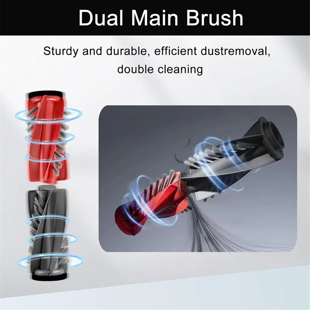A03R For Saros 10 / S9 MaxV Ultra Accessories Main Roller Side Brush Hepa Filter Mop Cloth Dust Bag Cleaner Parts