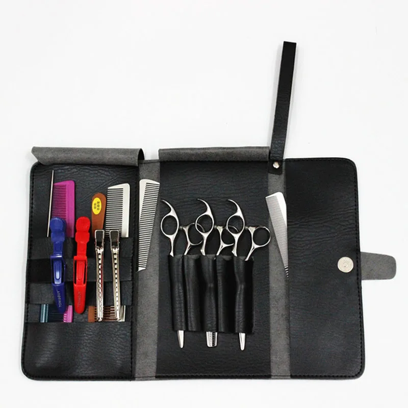 Barbershop Hair Stylist Kit  Hair Stylist Haircut Hand Grab Bag  Large Capacity Scissor Hair Pouch Case Bagtool Holder