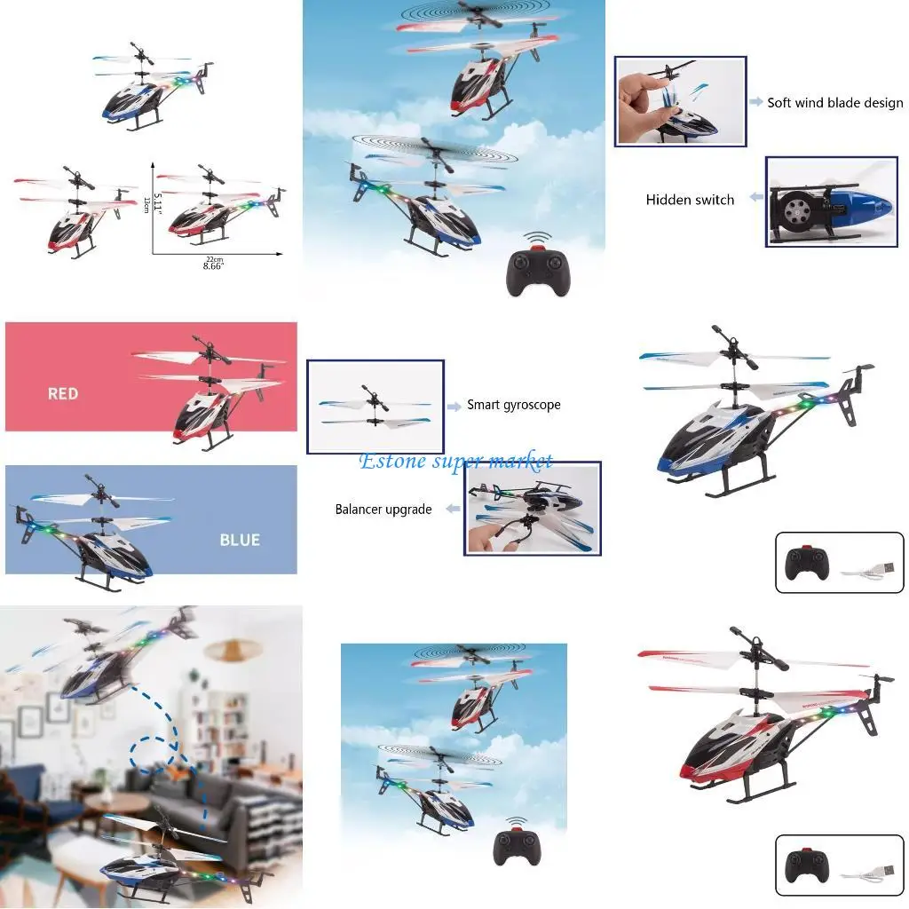 

090B RC Helicopter 2.5 Channels with Stabilizing System for Indoor/Outdoor Playing