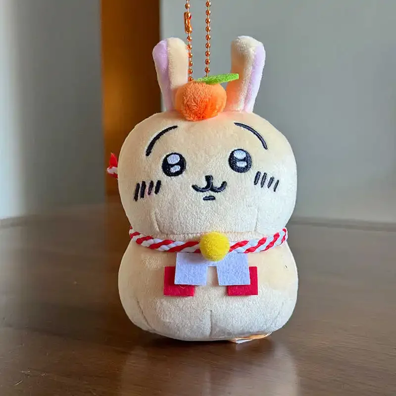 Post Office Limited Chikawa กระจก Mochi ตุ๊กตา Plush Momo จี้น่ารัก Hachiware Usagi Anime Kawaii ของเล่นตกแต่งพวงกุญแจของขวัญ