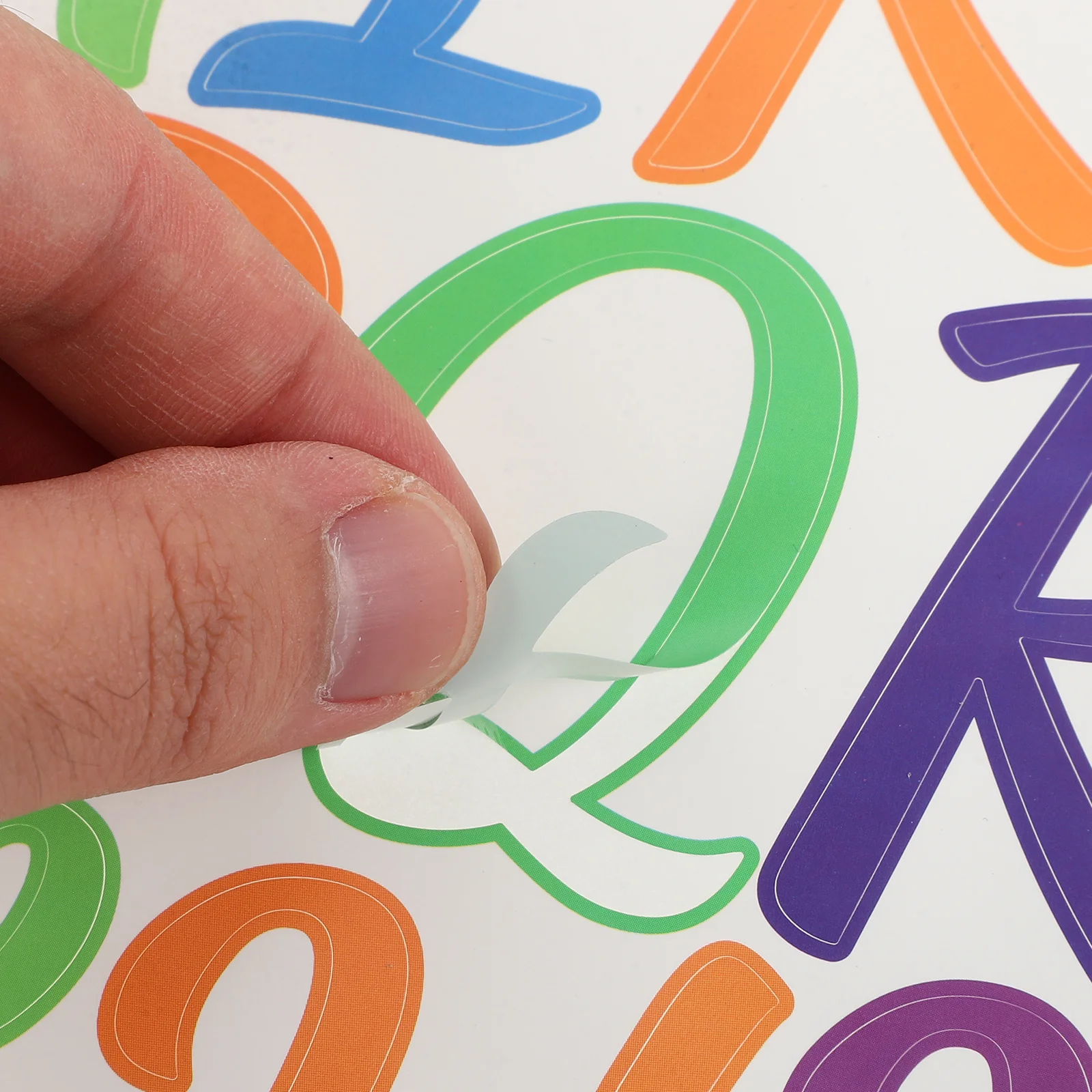 

8pcs Alphabet Number Stickers 8 Sheets Colored Letter Numerals Self Adhesive Vinyl Decals For Scrapbooking Diy Crafts Decor