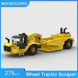 MOC Building Blocks Wheel Tractor Scraper Model DIY Assemble Bricks City Construction Educational Creative Toys Gifts 275PCS