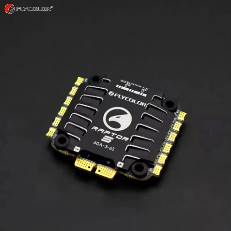 FLYCOLOR Raptor5 4in1 ESC 60A 45A G701 V5 PWM 128K 3-6S 30X30mm for FPV Drone Freestyle Flight Controller Stack DIY Parts