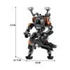 ヴァンガードクラスのビルディングブロック,エキスパートメカロボット,エキスパートブロック,子供のおもちゃ,moc Titan FS-1041 idea BT-7274 2