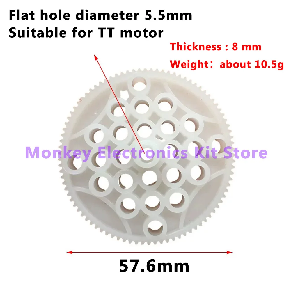 Intelligent car robot tire wheel hub wheel belt wheel diy compatible mbot makeblock suitable for TT motor