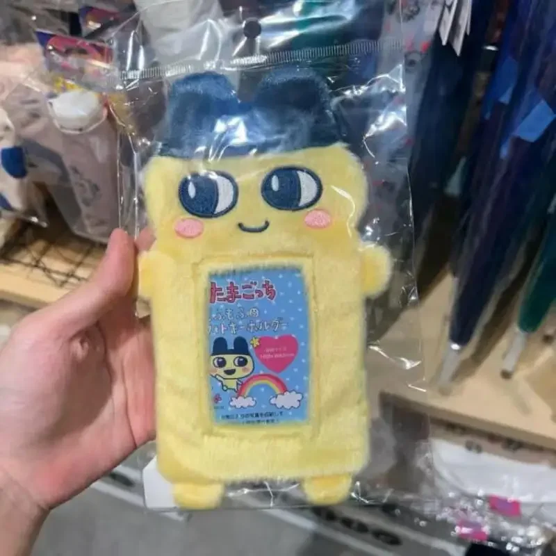 Japanse Cartoon Pluche Kaarthoes Tamagotchi Mametchi Mimitchi Meisje Polaroid Foto Ansichtkaarthouder Tas Hanger Rits Decoratie