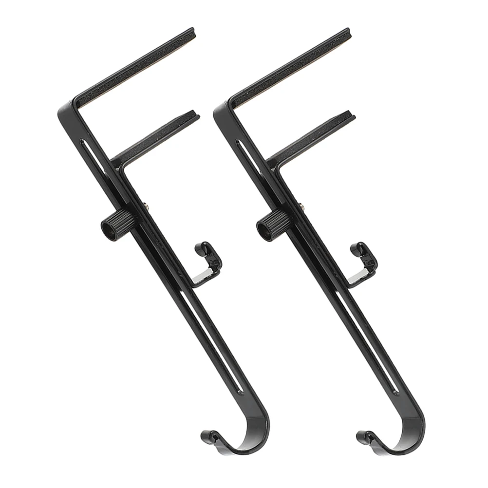 

2 Pcs Hooks Iron Christmas Stocking Holder Adjustable Length Heavy Duty Christmas Mantle Stocking Hangers Hook