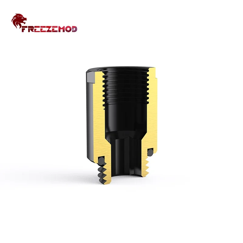 FREEZEMOD Computer Water Cooling Extension Fittings,10/20/30/40MM PC Liquid F-M Connector Inner Hexagon Adapter G 1/4