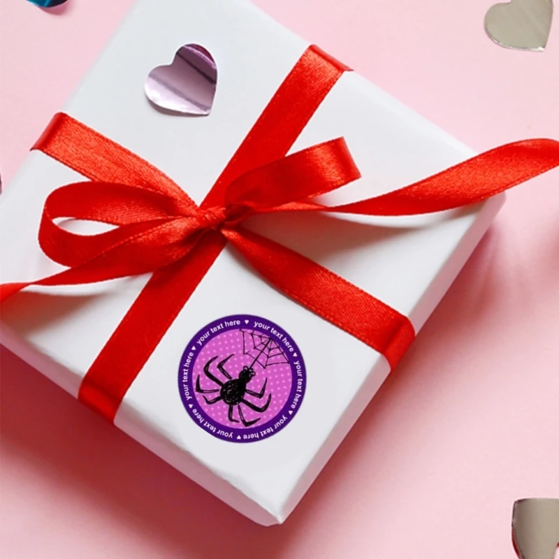 500x/рулон наклейки на хэллоуин