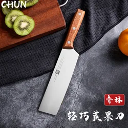 CHUN 7inch Nakiri Kitchen Knife 40Cr13mov Stainless Teel Chef Slicing Knife Meat Vegetable Choppping Knife Lady Kitchen Knife