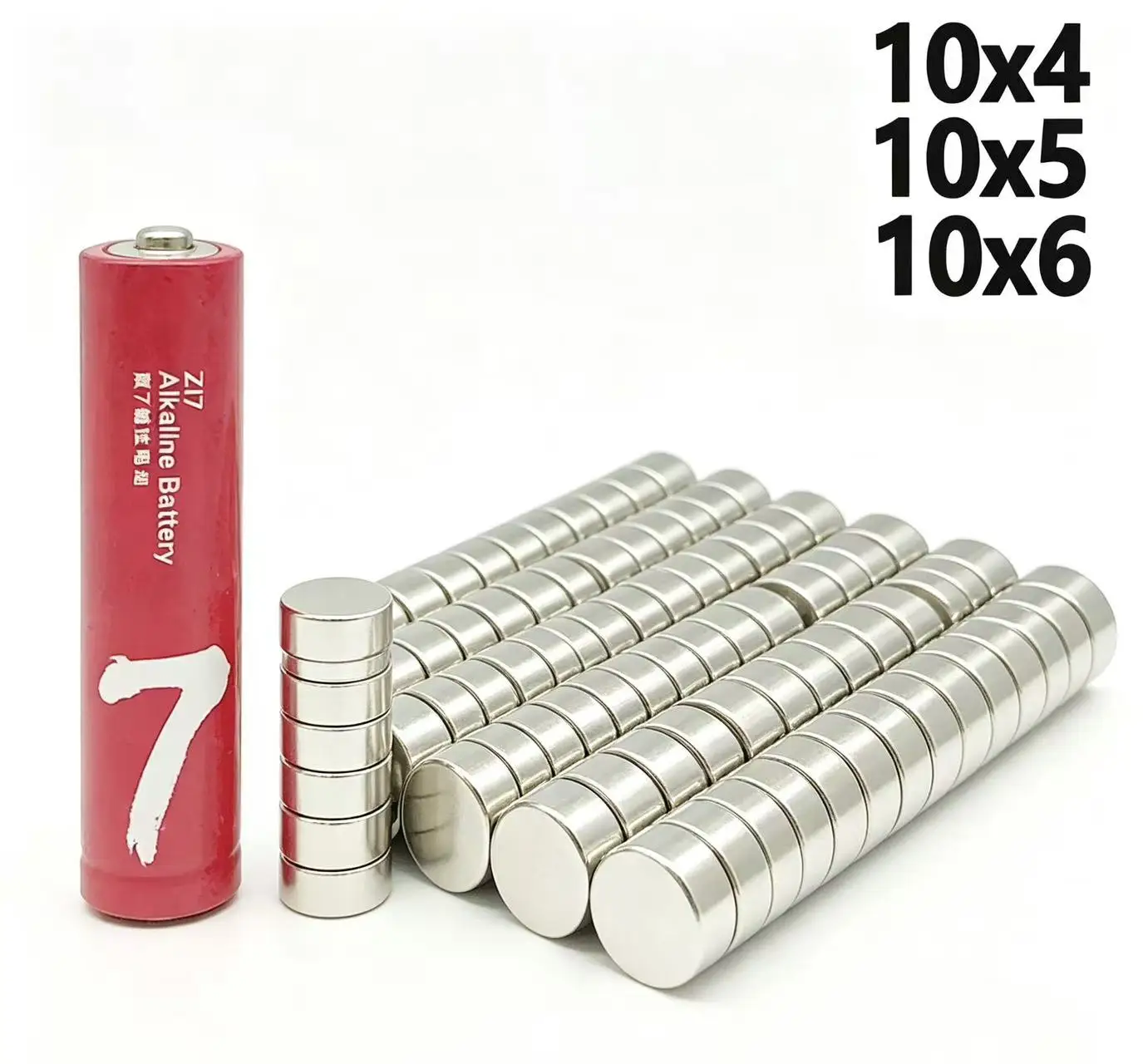 10-200pcs 10x4 10x5 10x6mm  Super Strong Round Neodymium Magnet Powerful Magnets N35 small Permanent M10*4 10*5 10*6mm Accessory