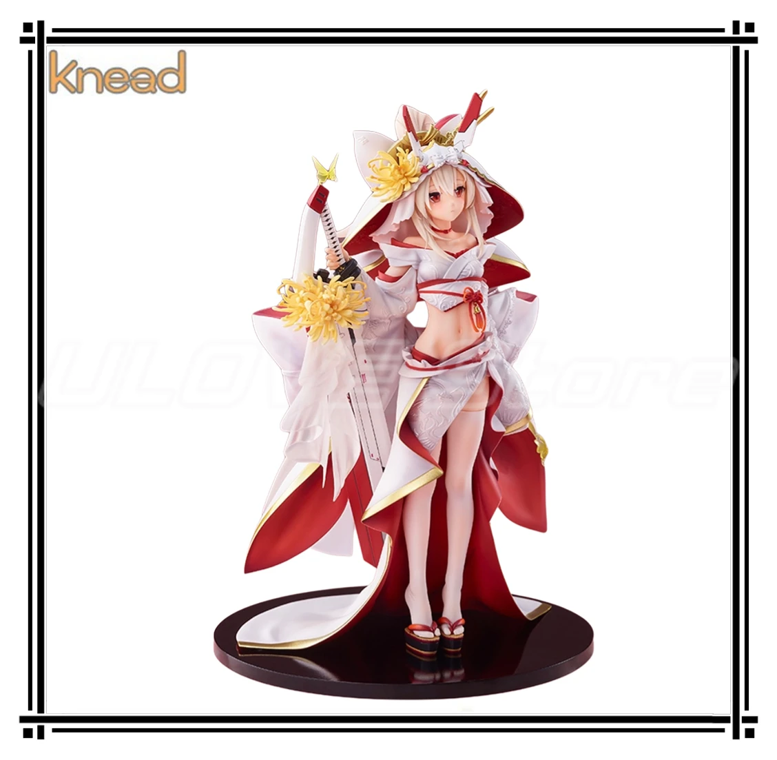 

In Stock Original Knead Azur Lane Ayanami Anime Figure Model Gift Toys Collection