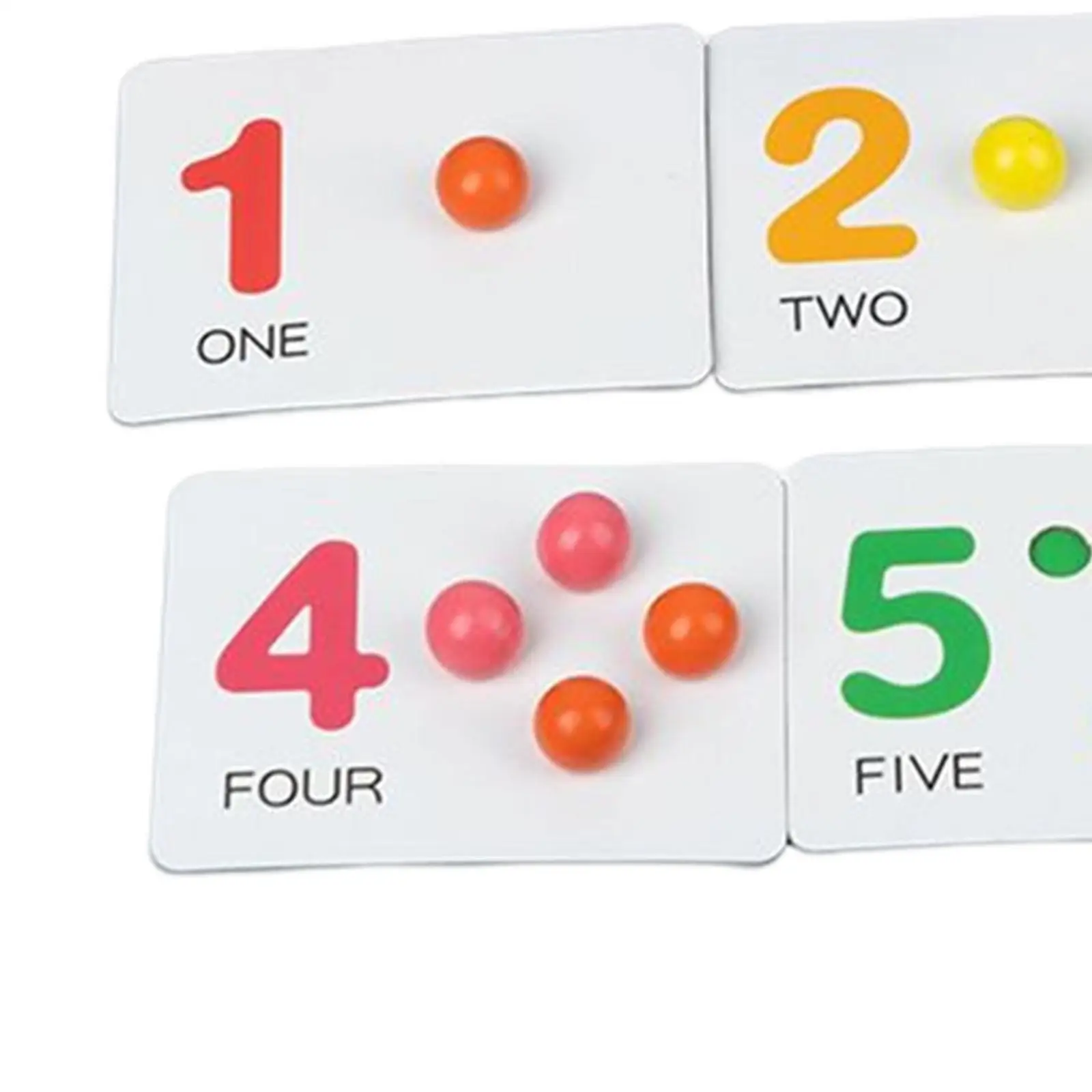 Board Bead, Game Balls in Cups, Stacking Toy, Math Manipulatives, Rainbow Clip Bead Puzzle for Kids