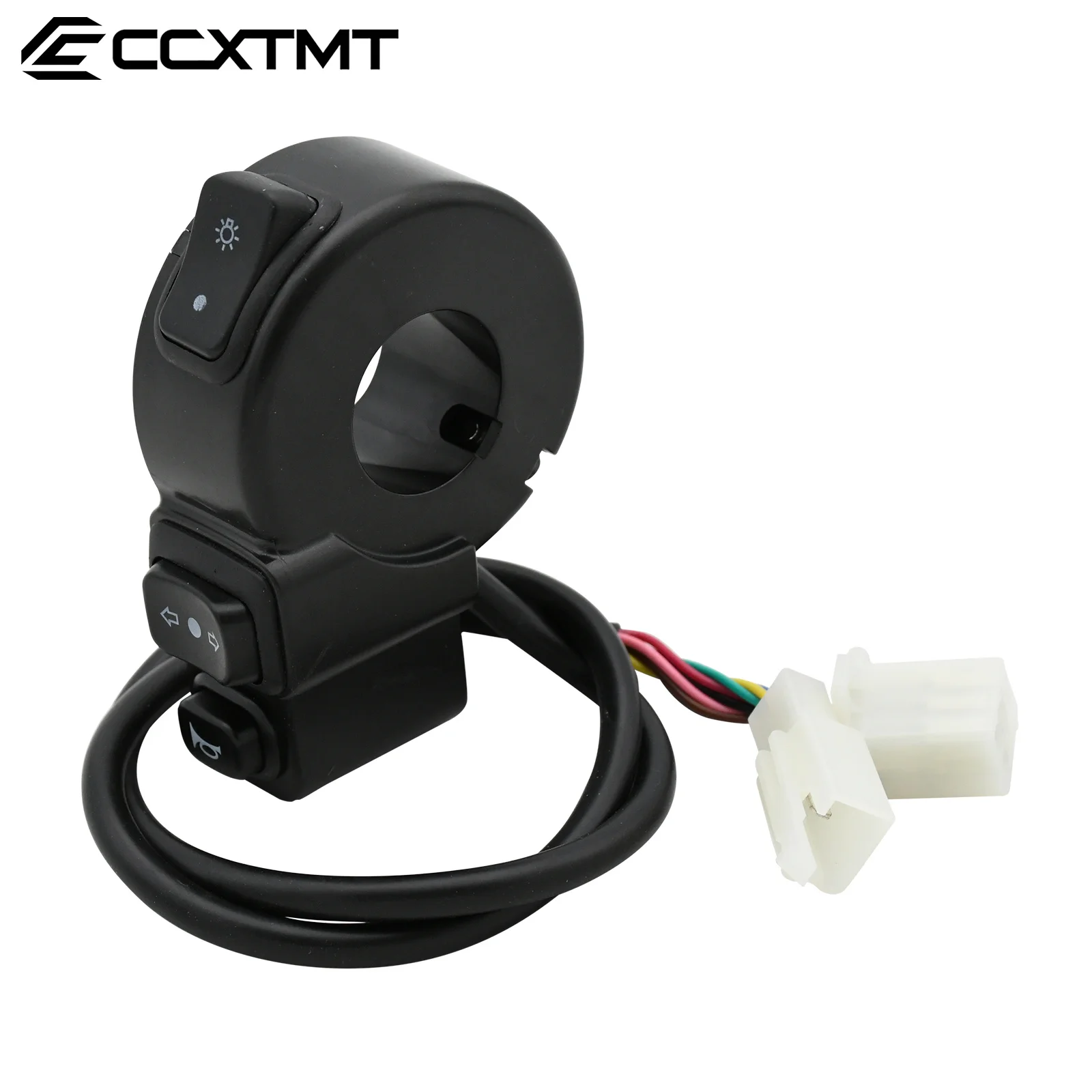 Motorcycle 3 In1 Switch Headlights Turn Signal Horn ON/OFF Button For Any Street Bike Scooter ATV Honda 22mm Handlebar Universal