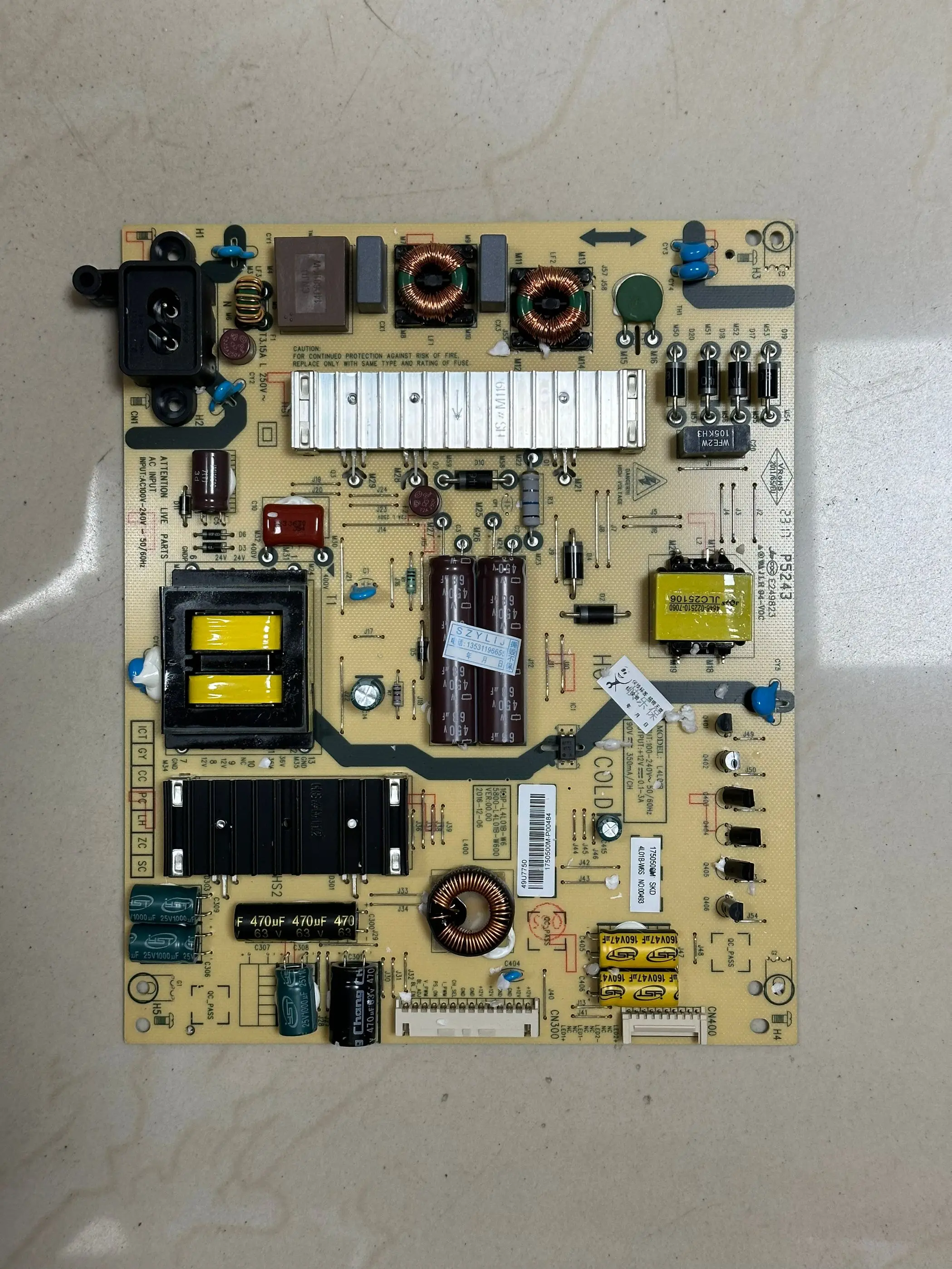 

L4L01B 168P-L4L01B-W1 5800-L4L01B-W100 power board