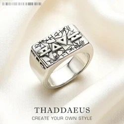 Ring Elements Of Nature Fine Jewerly For Women Men 2023 Summer Brand New Gift In 925 Sterling Silver