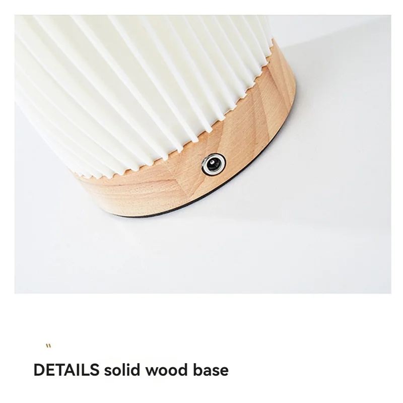 LICE-Dimmable Novelty Small Table Lamp For Bedroom Vintage Style Striped Small Night Light Lamp Bedside Lamp