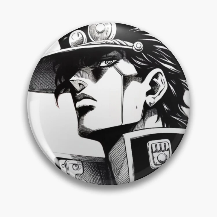 JOJOS BIZARRE ADVENTURE Badge Pins Funny Collar Custom Clothes Manga Metal Broches Broche Pins for Backpacks Fashion Manga