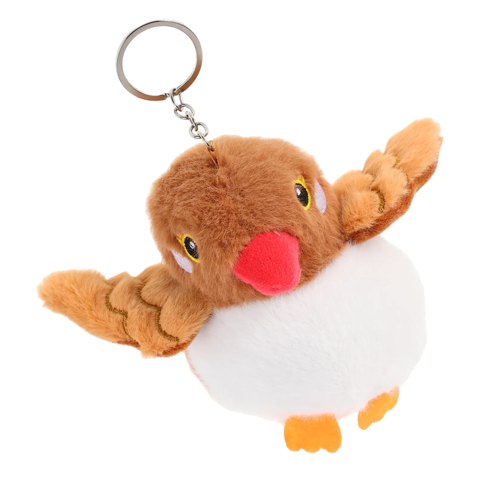 Adorable Parrot Keychain Pendant Soft Keychain for Kids Girls Backpack Decoration Pirate Theme Party Favor Bag Charm