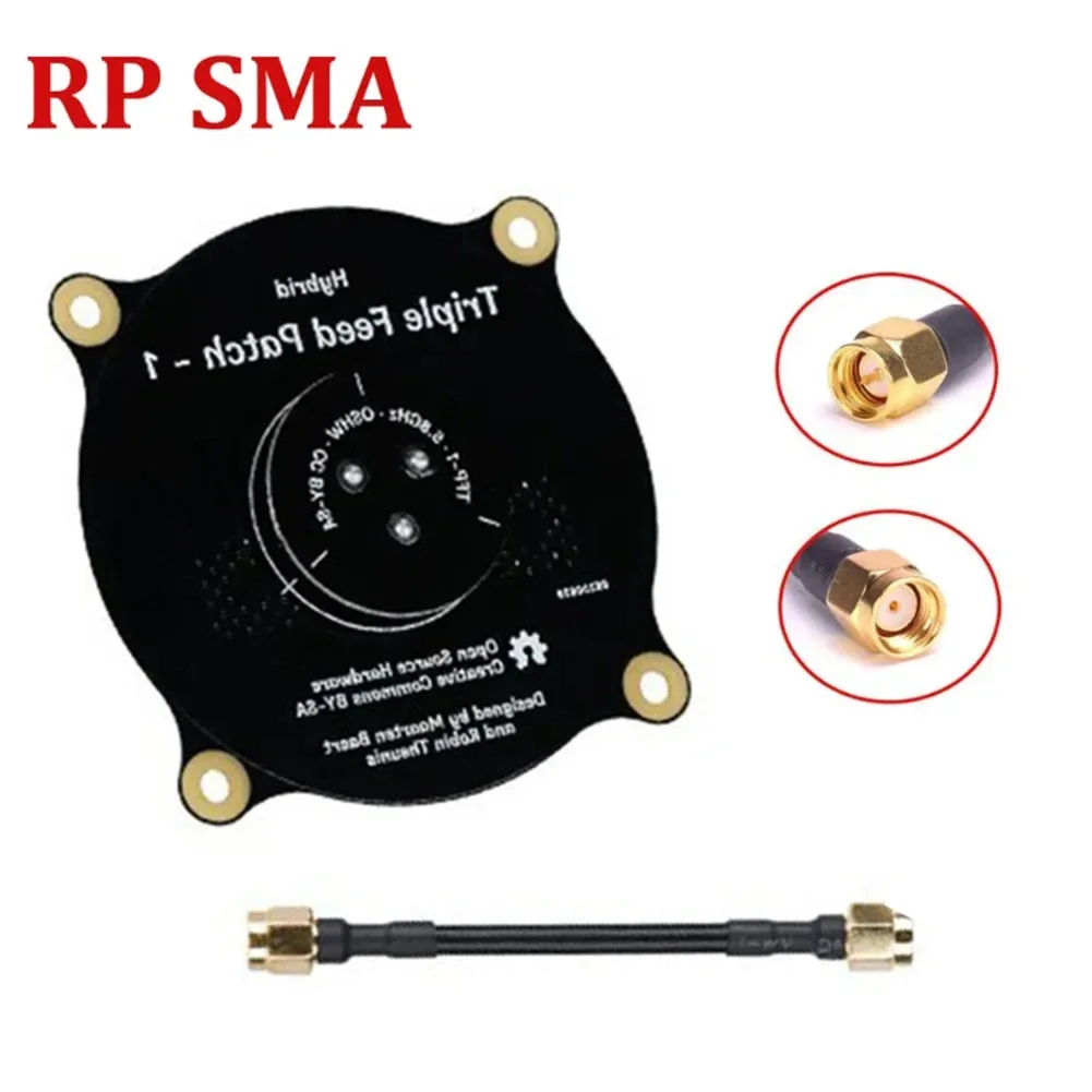 

Hobbyist-friendly Circularly Polarized Antenna 5.8GHz Drone Antenna 83.5% Radiation Efficiency Good Axial Ratio