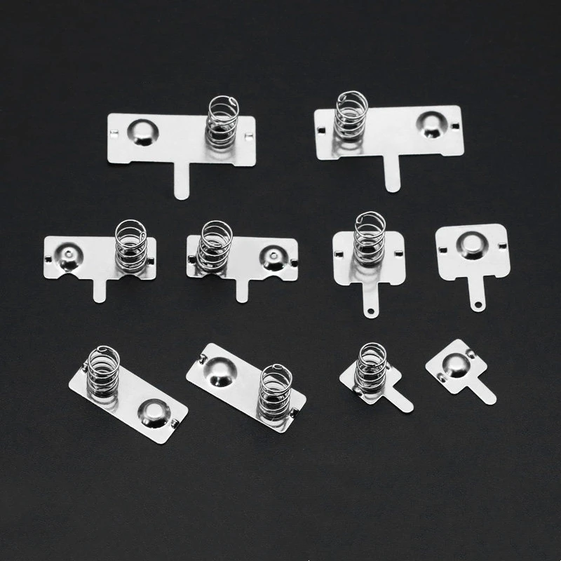 AA and AAA battery springs, positive and negative connection contact metal sheets, metal toy remote control spring contacts