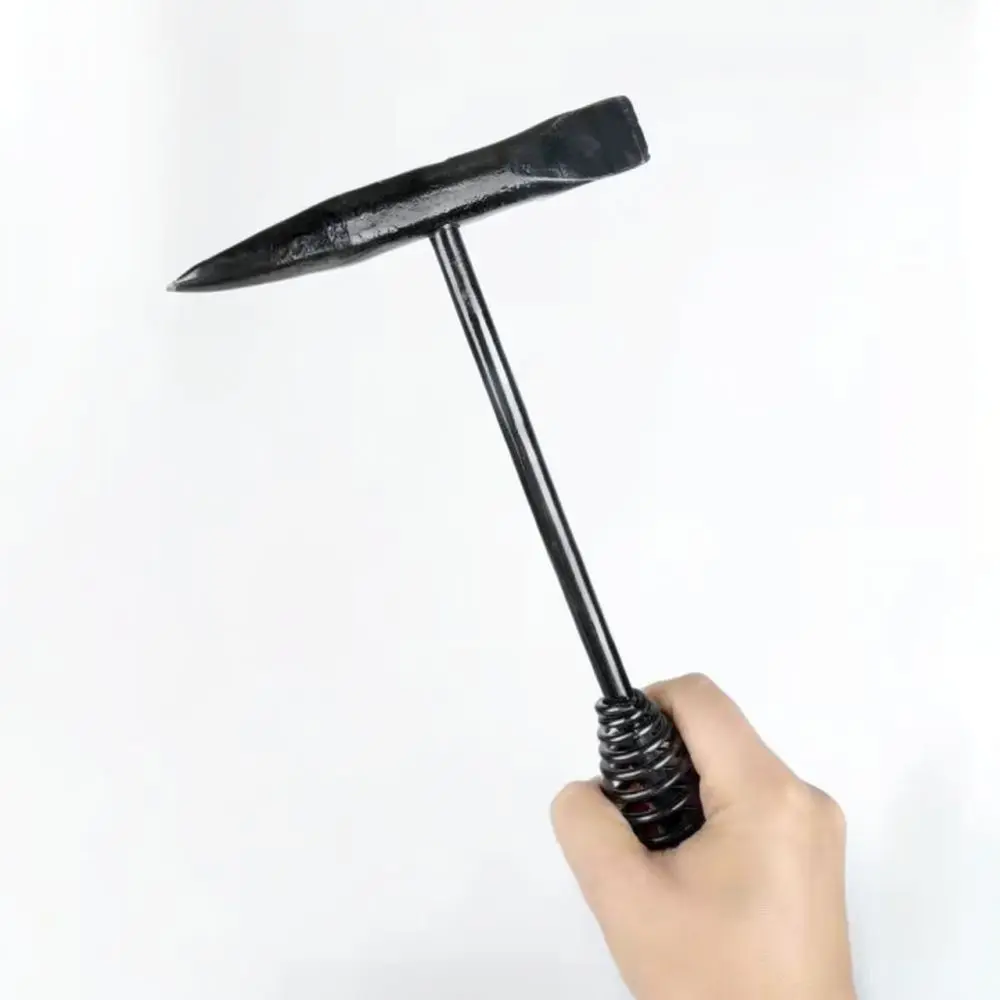 Efficient Welding Slag Chipping Hammer Steel Head Shockproof Spring Grip Metalworking Repair Tool For Welders Hardware