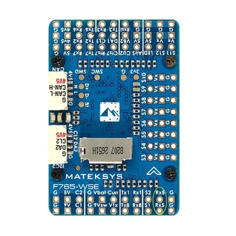 BaMas1pcs For MATEKSYS H743-WLITE Lite ArduPilot INAV 2-6S LIPO Flight Controller Φ2mm For RC FPV Multirotor Airplane Fixed-Wing 6