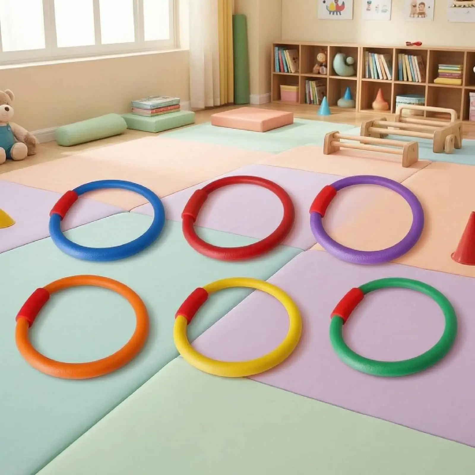 Pool Noodle Lightweight Portable Multipurpose with Connector Swim Training Tube Swimming Foam Tube for Fitness Aquatic Aerobics view 6